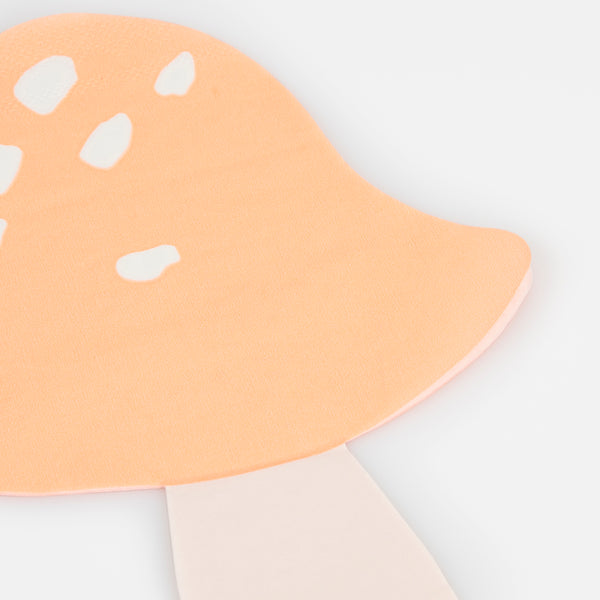 Add a 90s vibe to your party table with our paper napkins in the shapes of rainbows, smiley faces, flower napkins and mushrooms. Image6