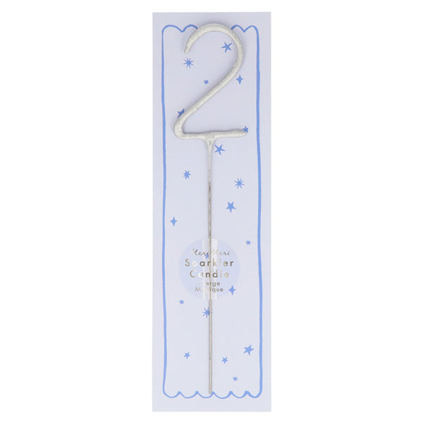 Silver Sparkler Numbers 0 To 9 Candles (Parent),Silver Sparkler Numbers 0 To 9 Candles (Parent) Image1