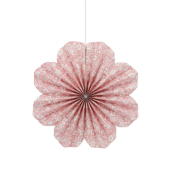 Our paper pinwheel decorations, with Liberty floral print patterns, are perfect as baby shower decorations and for all parties for all ages. Image5