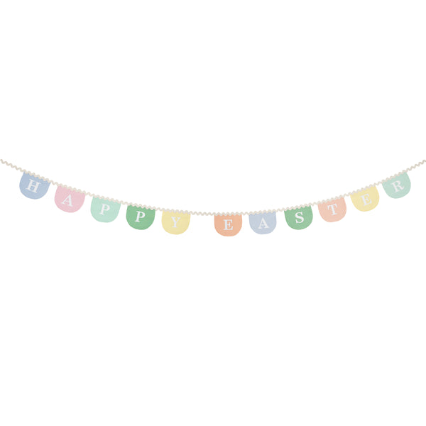 Add our fabric Easter garland to your Easter hanging decorations, the pastel colours look amazing on the wall or table. Image4