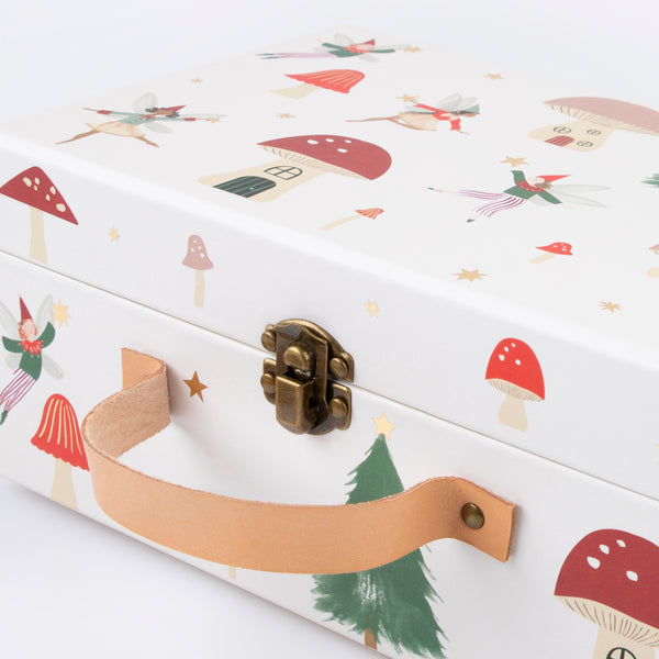 Our wooden advent calendar contains a woodland scene complete with paper fairies, presented in a suitcase, a fun interactive gift Image5