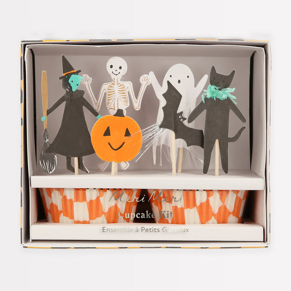 Happy Halloween Cupcake Kit (x 24 toppers)