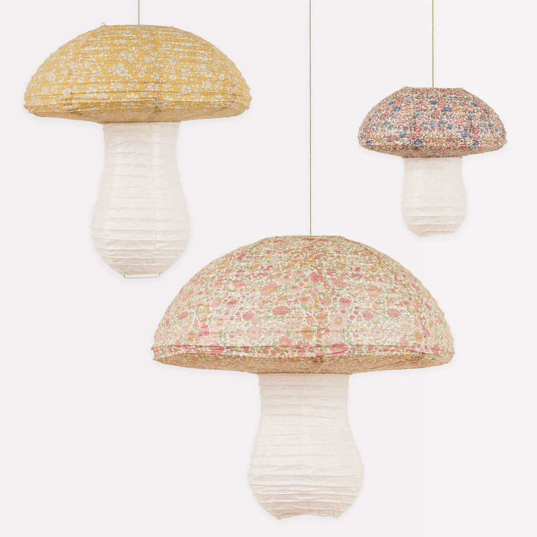 Meri Meri x Liberty Mushroom Lanterns