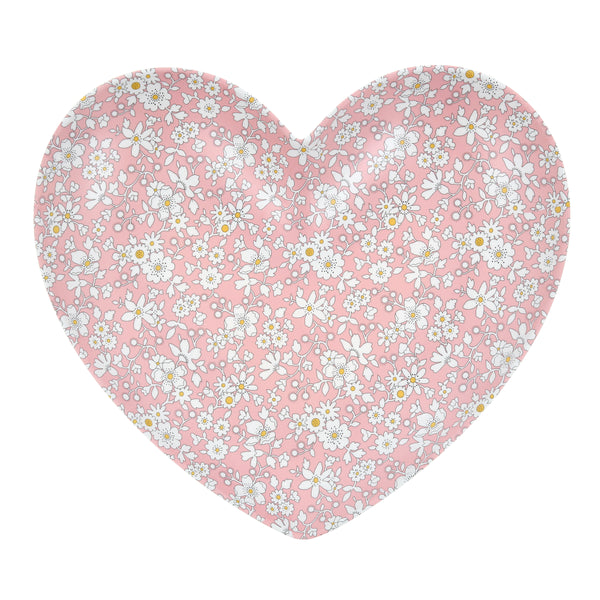 Use our reusable plates, in heart-shaped designs with Liberty designs, to add to your Valentine's Day decor. Image4