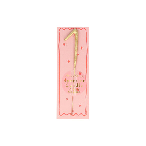 Gold Sparkler Numbers 0 To 9 Mini Candles (Parent),Gold Sparkler Numbers 0 To 9 Mini Candles (Parent) Image1