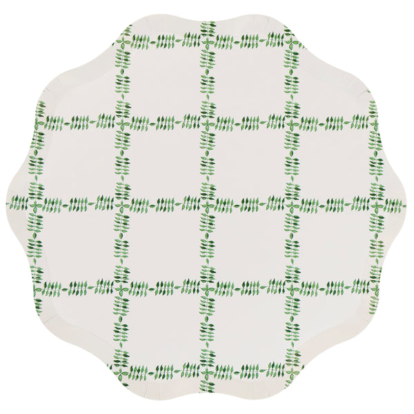 Our Christmas dinner plates, made from heavyweight paper, feature Molly Mahon block print designs in seasonal colours for a stylish look. Image8