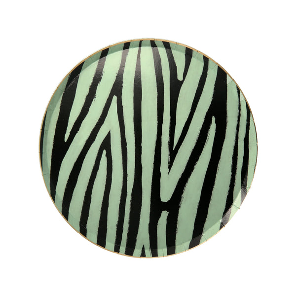 Our animal print side plates are fabulous paper plates for a safari party. Image4