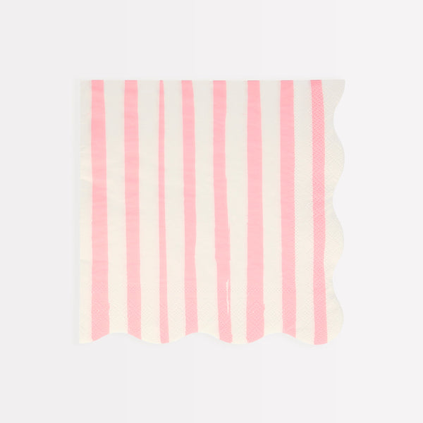 Our scalloped napkins, with bright stripes, are really stylish paper napkins. Image6