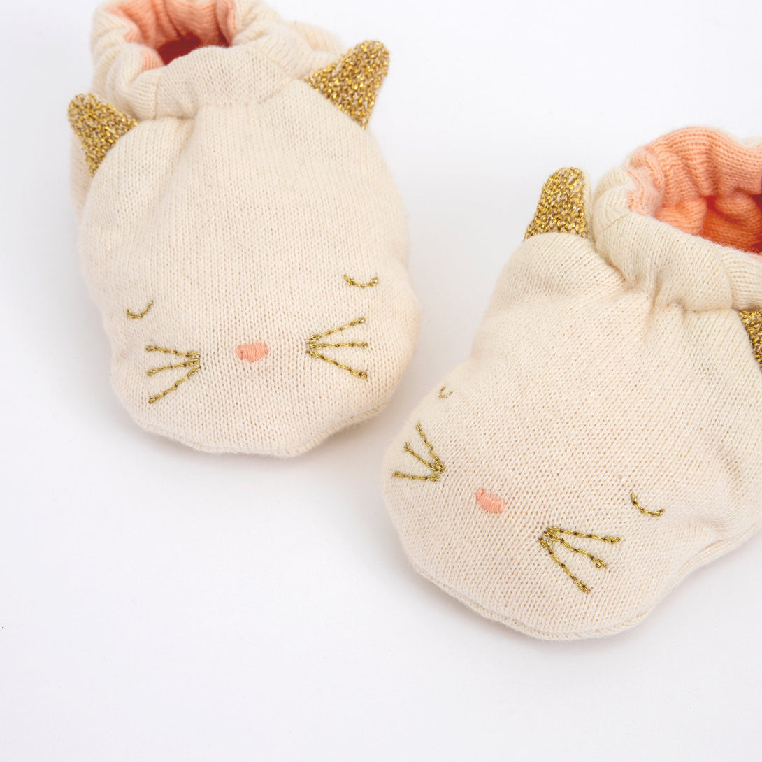 Cat Baby Booties