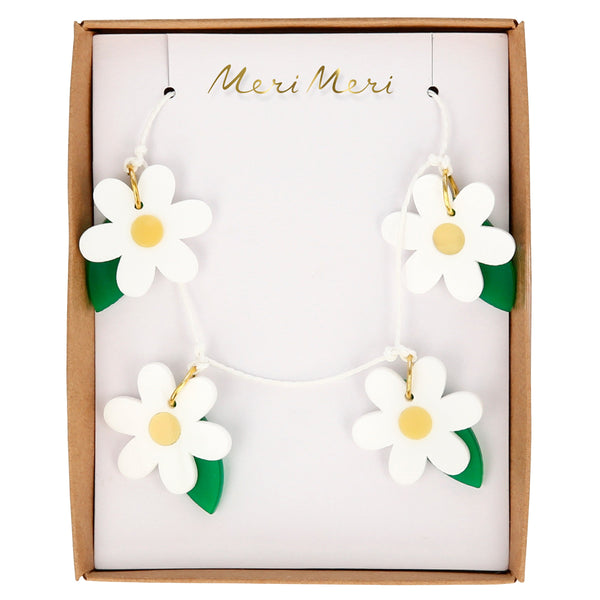 Our colourful daisy necklace is crafted from acrylic with a gold tone chain. Image4