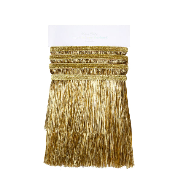Gold Tinsel Fringe Garland Image4
