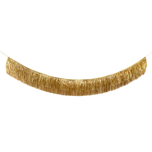 Gold Tinsel Fringe Garland Image3