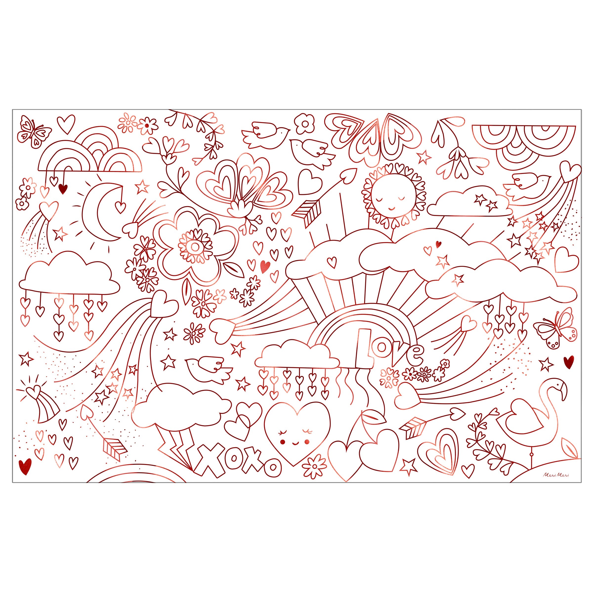 Valentine Colouring Posters