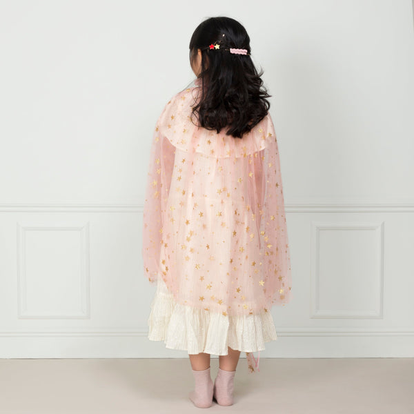 Pink Tulle Star Cape Image4