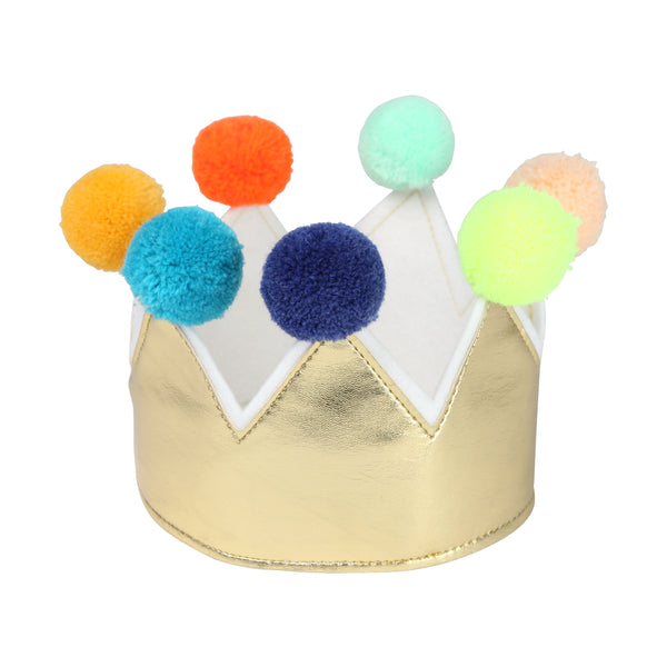 Gold Pompom Crown Image6
