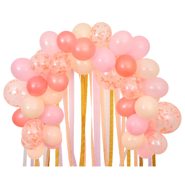 Pink Balloon & Streamer Garland Image2