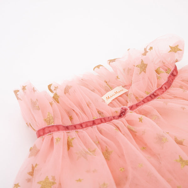 Pink Tulle Star Cape Image5