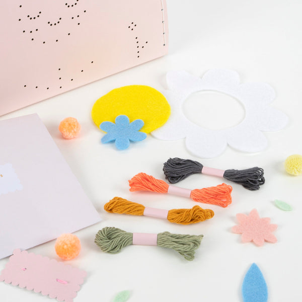 Flower Embroidery Suitcase Kit Image6