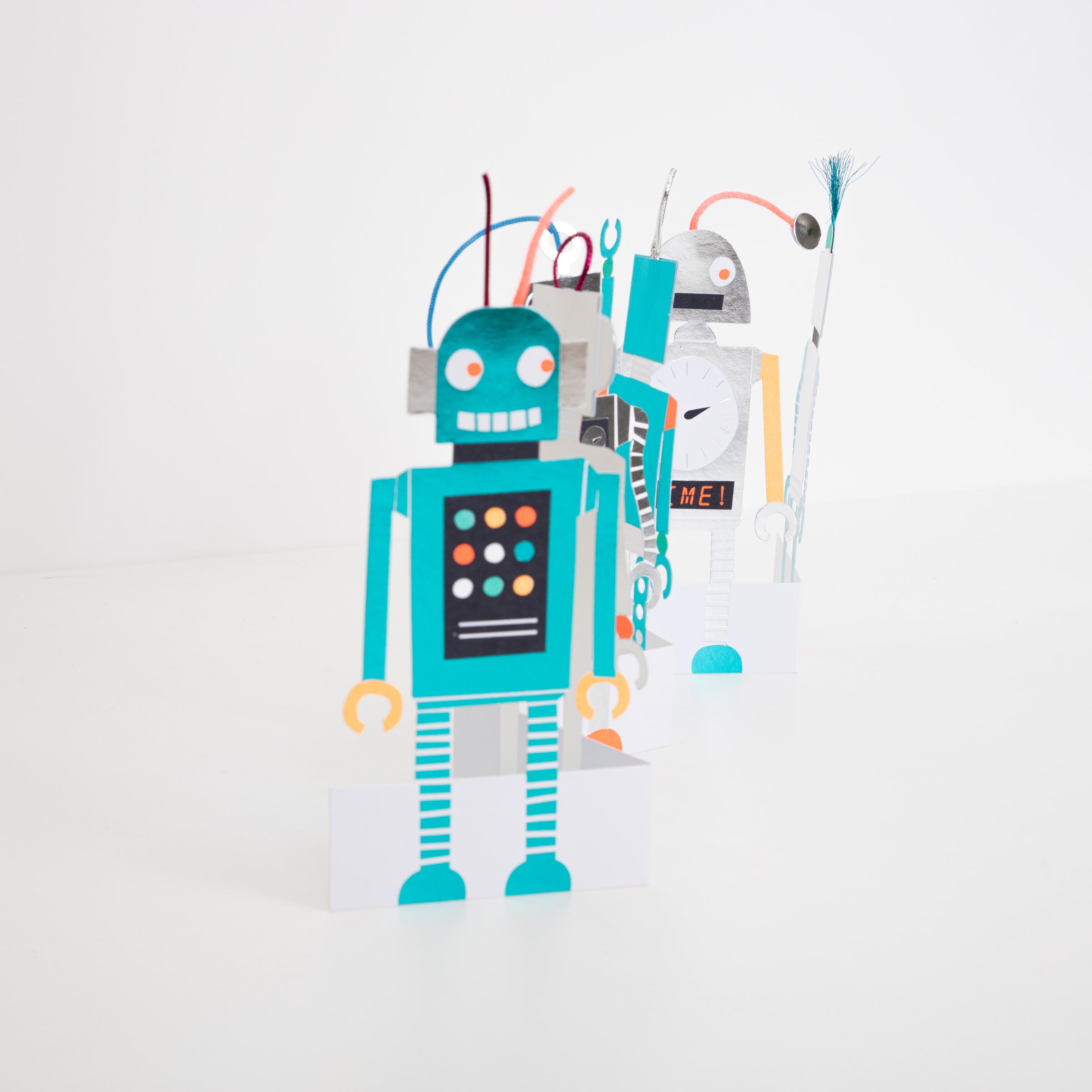 Robots Birthday Card