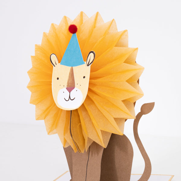 Honeycomb Lion Blank Card Image3