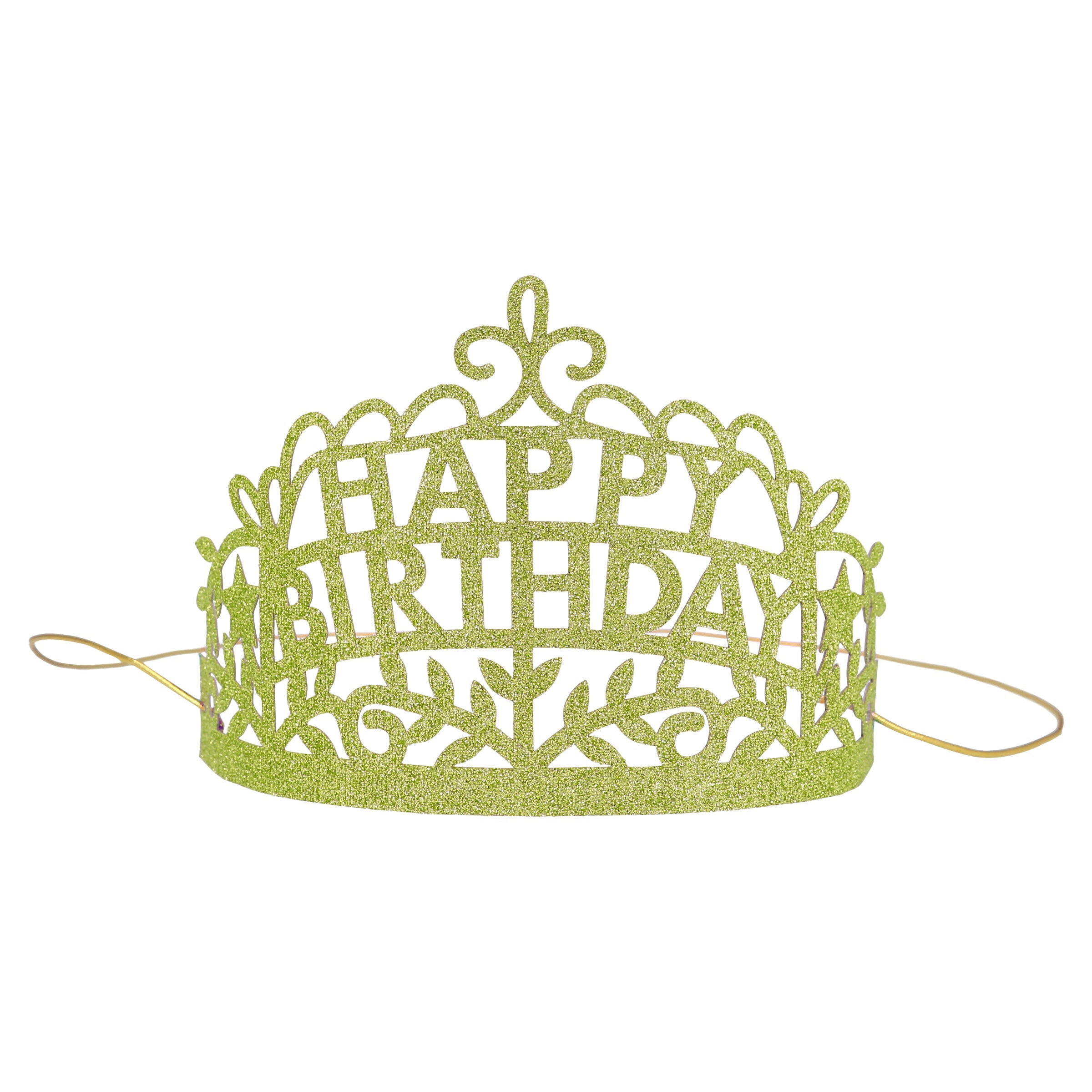 Our princess tiara, a party hat alternative, with lots of glitter is ideal for a princess party or fairy party.
