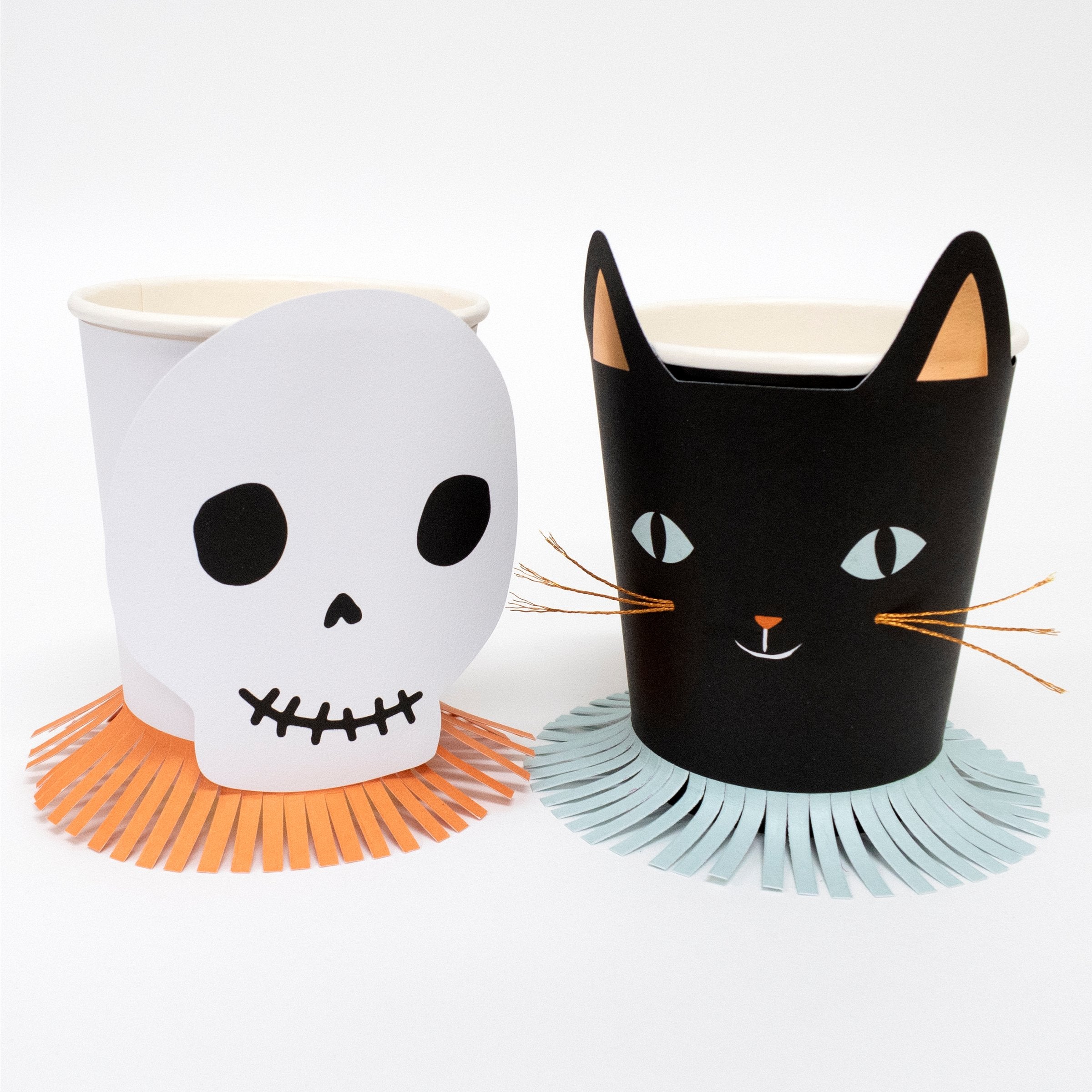Kids, and adults, will love drinks served in cups with Halloween icons.