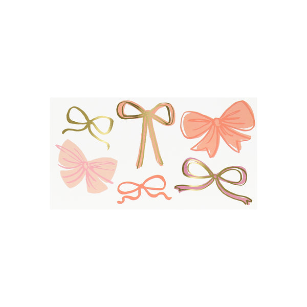 Our pink bow tattoos are wonderful kids temporary tattoos for a stylish party look. Image3