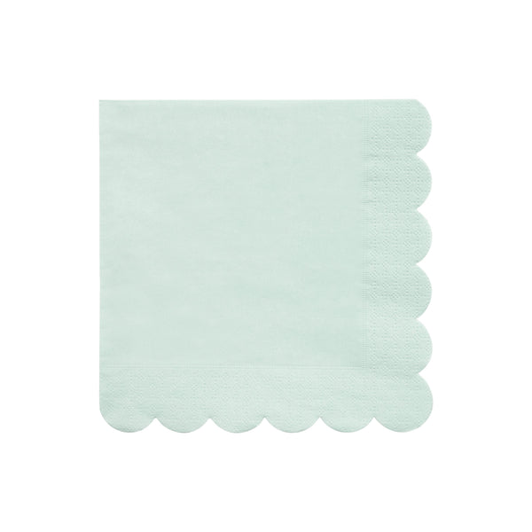 Large Mint Sorbet Paper Napkins