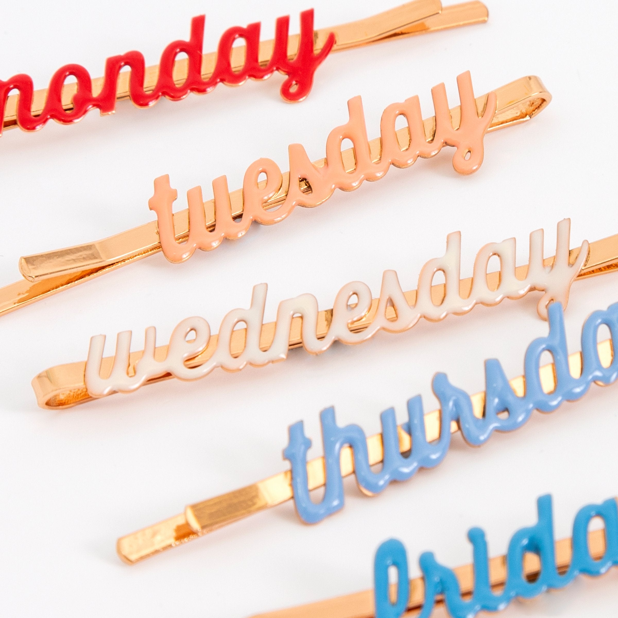 Our days of the week hair slides are wonderful hair accessories for kids.