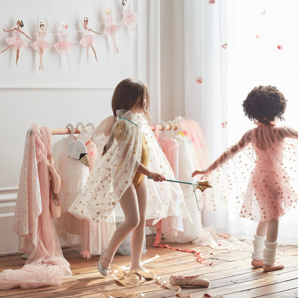 Pink Tulle Star Cape Image8