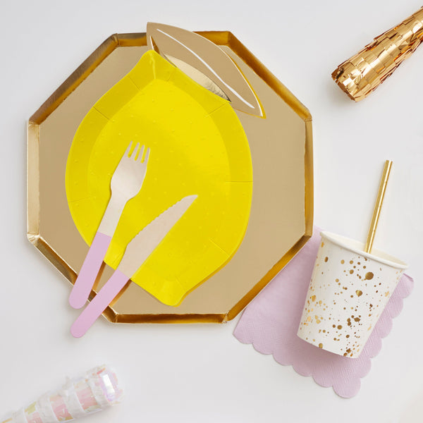 Pink Wooden Cutlery Set Image4