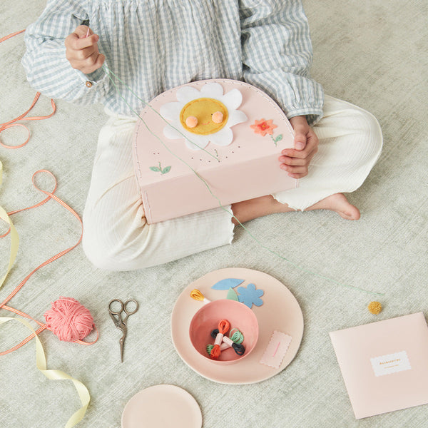 Flower Embroidery Suitcase Kit Image2