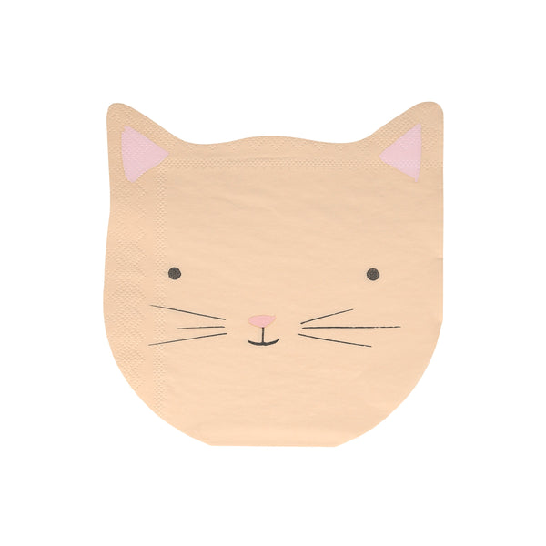 These pastel napkins are perfect for kids party decorations, or for a cat birthday party. Image7