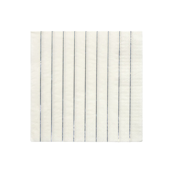 Silver Stripe Large Napkins