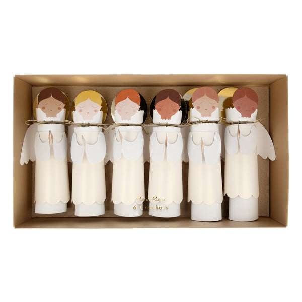 Our delightful angel crackers make the perfect Christmas crackers for kids, and adults.