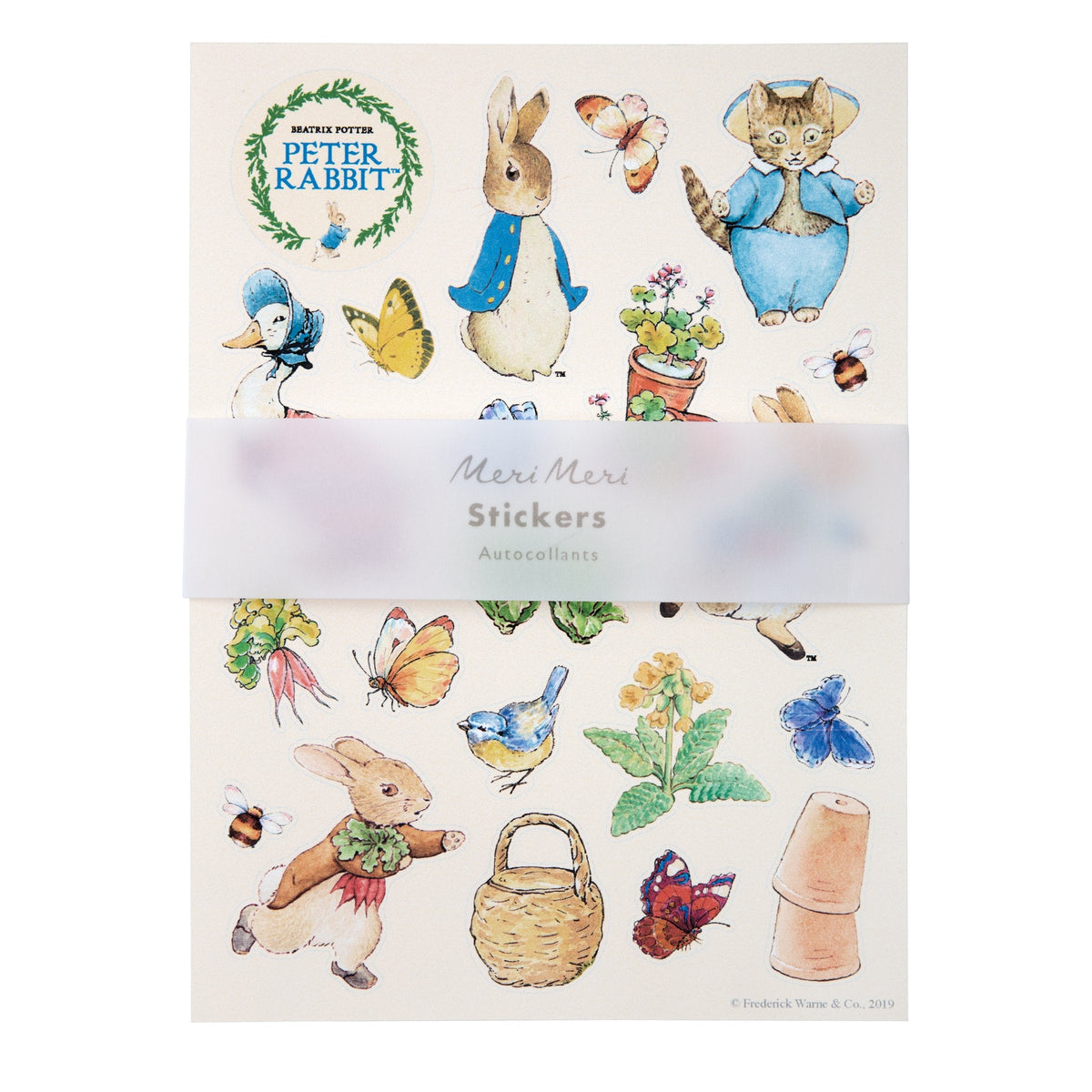 Peter Rabbit Characters Sticker Sheets – Meri Meri UK Retail