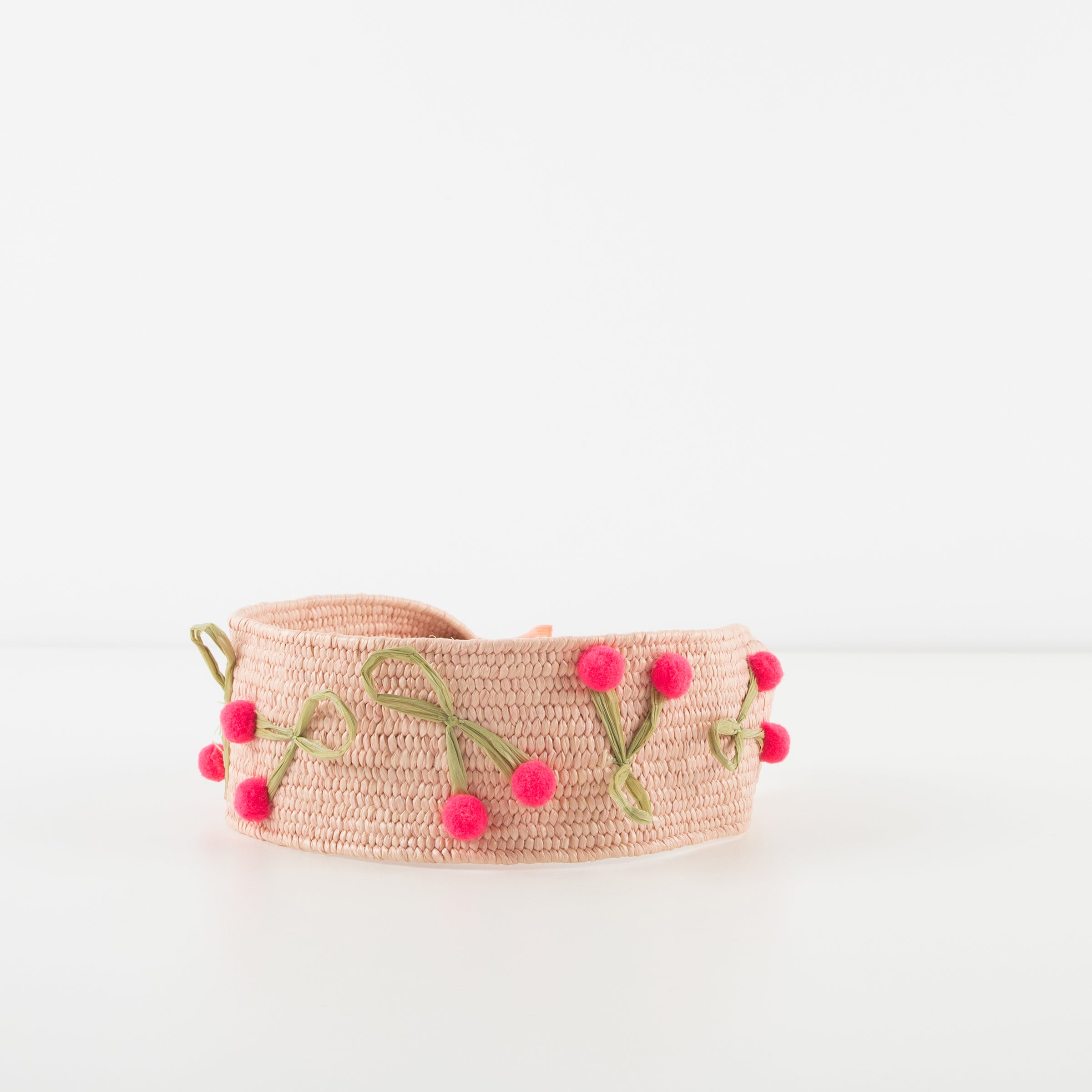 Raffia Headband Cherries