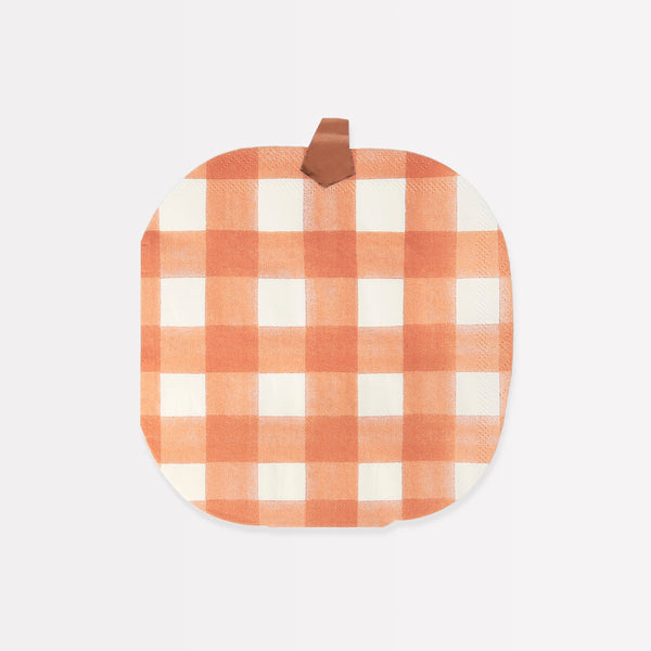 Our pumpkin napkins look amazing as Halloween tableware.