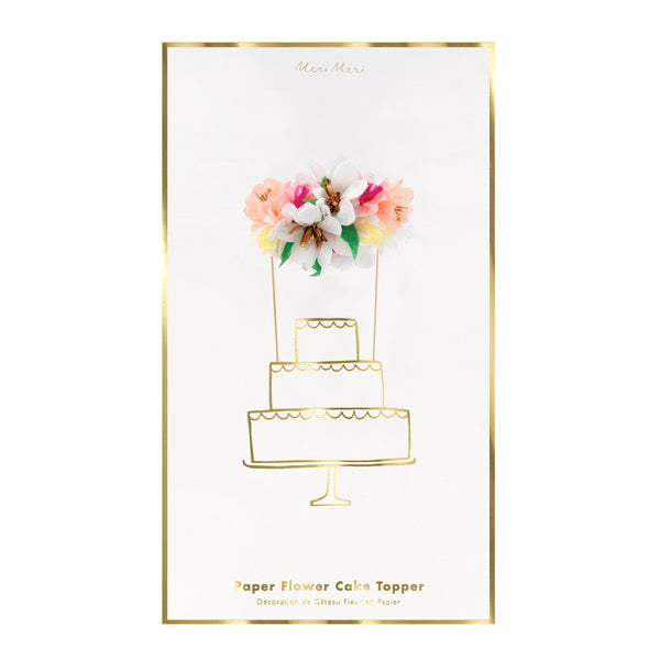 Turn a celebratory cake into a beautiful floral work of art with our fabulous cake topper crafted with colourful paper flowers. Image4