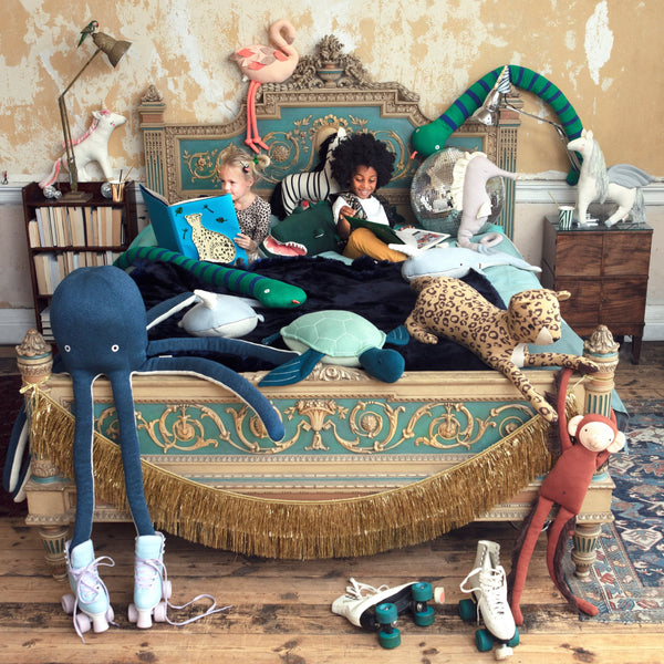 Rani leopard, crafted from organic cotton, is one of the best baby shower gifts. Image4