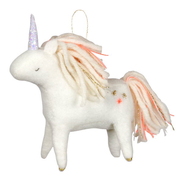 Unicorn Felt Tree Decoration