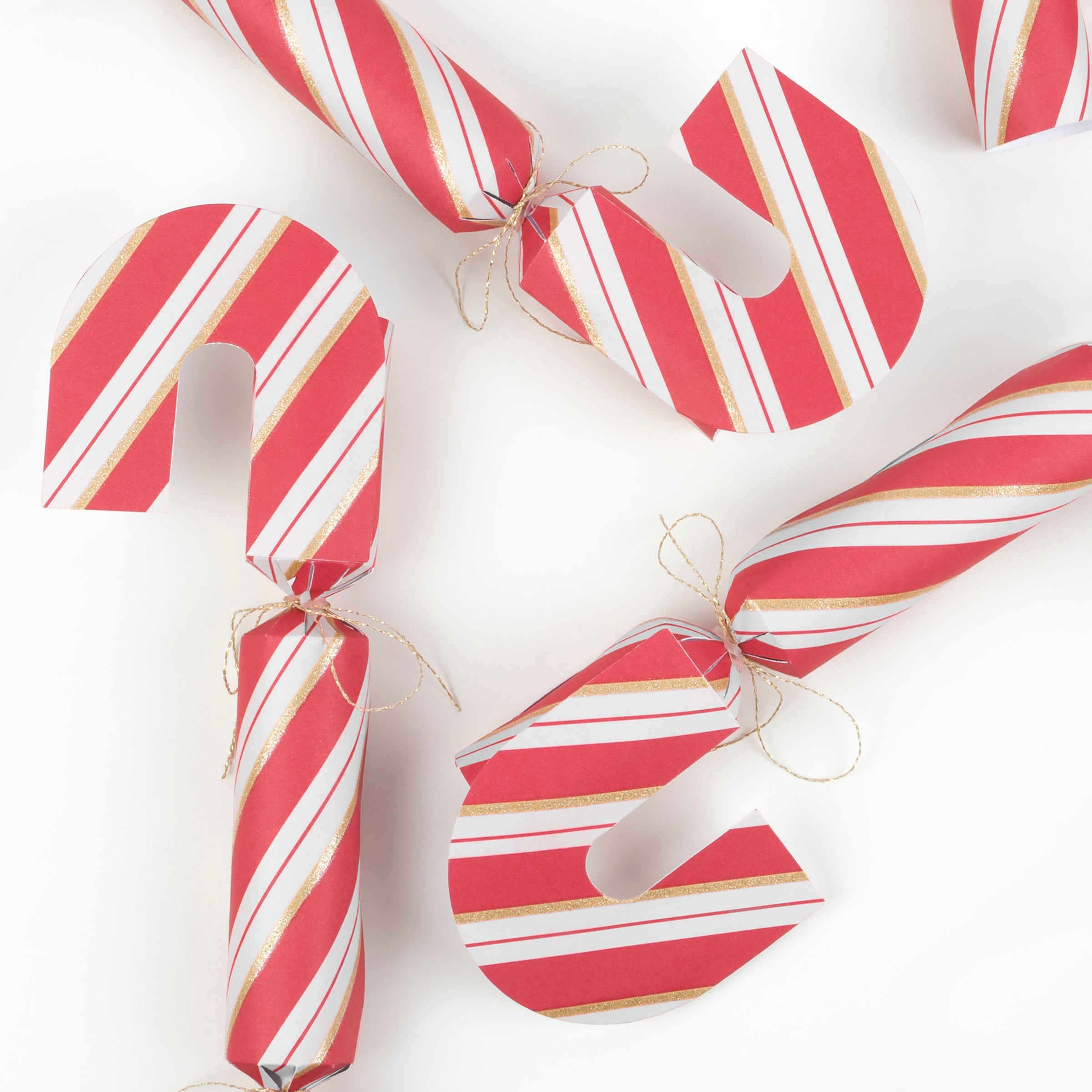 Our fun Christmas crackers, designed as candy cane decorations, make wonderful Christmas crackers for kids.