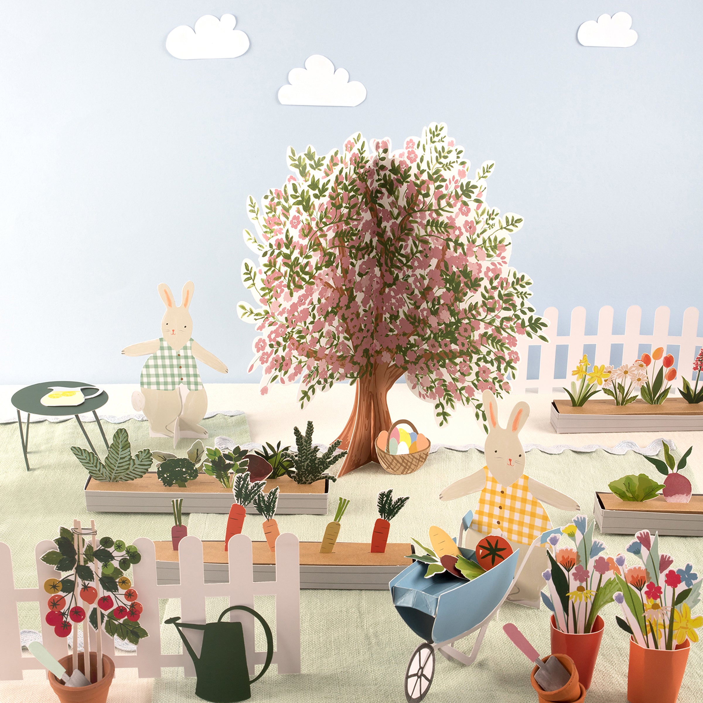 Our bunny play garden is a wonderful creative gift for kids, perfect for Easter crafts.