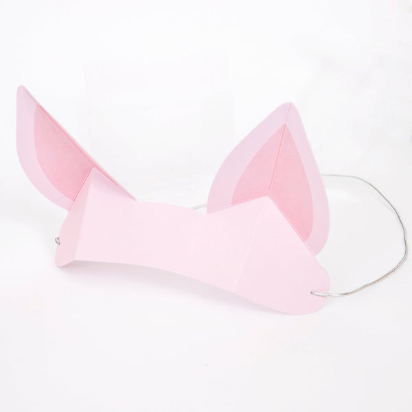 Kids will love to wear these paper party ears - cow, pig and sheep - at your farm party. Image3
