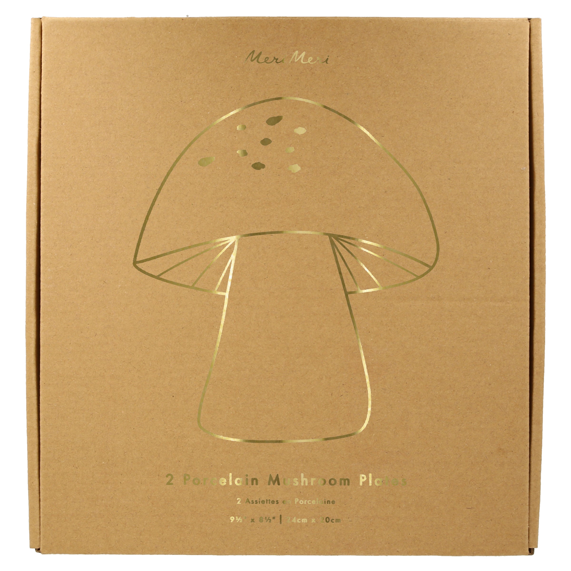 These fabulous mushroom luxury plates are great for a nature theme or for fairy party supplies.