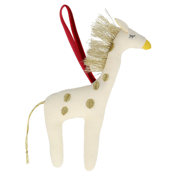 Our giraffe kids' Christmas decoration makes an excellent stocking filler.