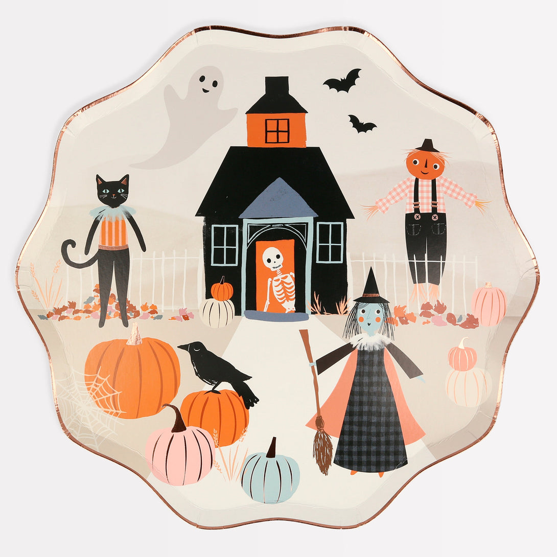 Our Halloween plates are perfect for a kids Halloween party.