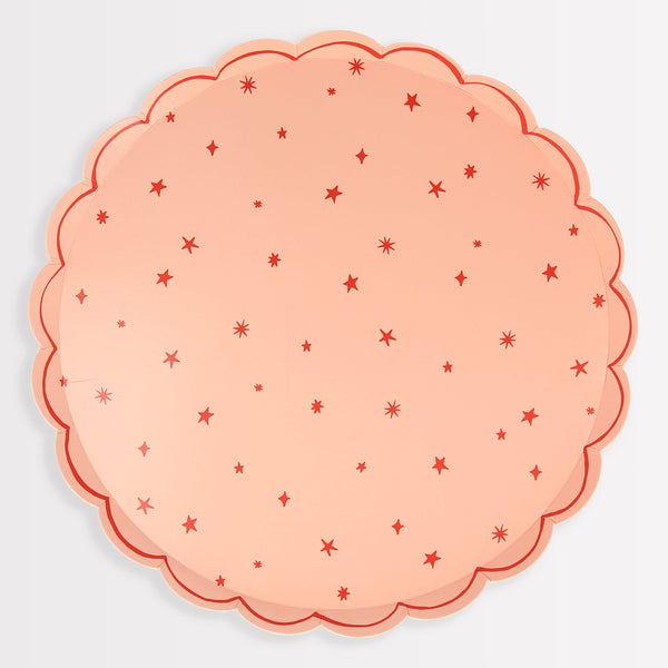Our star plates, in a set with pink plates, blue plates and mint plates, are the perfect party plates for a kids birthday party. Image6