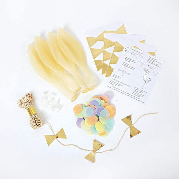 Pastel Confetti Balloon Kit Image2