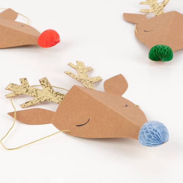 Our reindeer hats make excellent party hats for kids, and fun party hats for adults. Image3